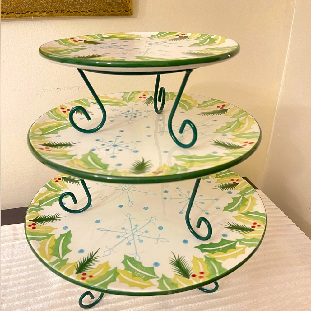 VINTAGE TEMPTATIONS
HOMETOWN TIERED SERVING
PLATE DISH SET OF 3